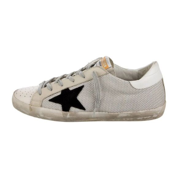 Golden Goose Men's Sneakers - Beige and Black - Picture 1 of 12